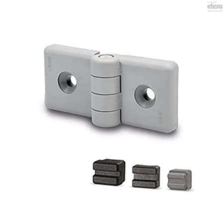 Elesa Hinges for profiles with friction locking, CFG.30/30-ERS-SH-6-C33 CFG-ERS